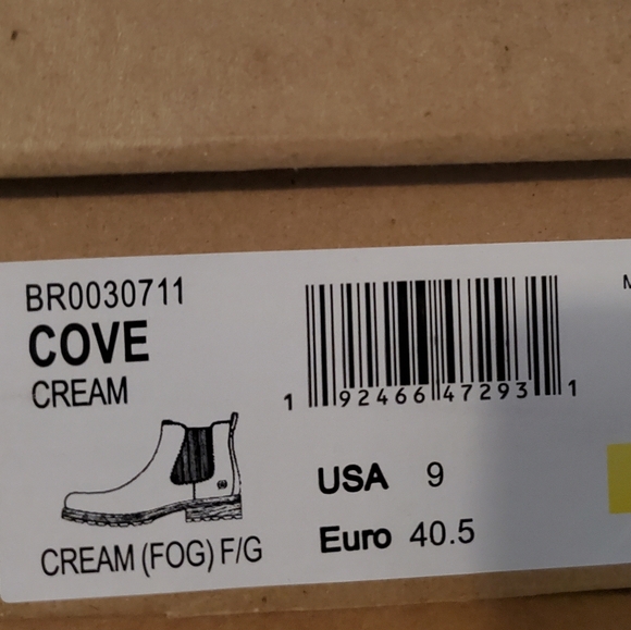 New Born Cove Cream White Leather Chelsea Boots - Picture 6 of 7